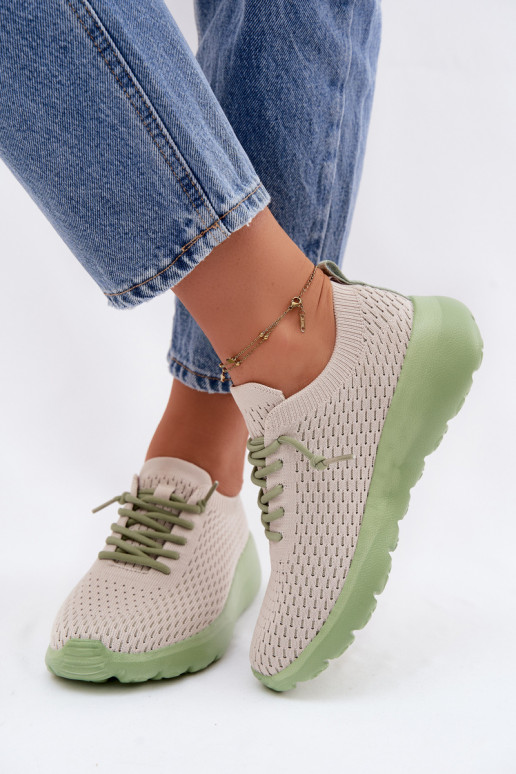  Turnschuhe Feminin Beige Helinae