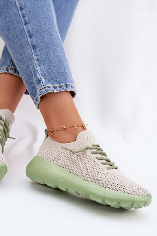  Turnschuhe Feminin Beige Helinae