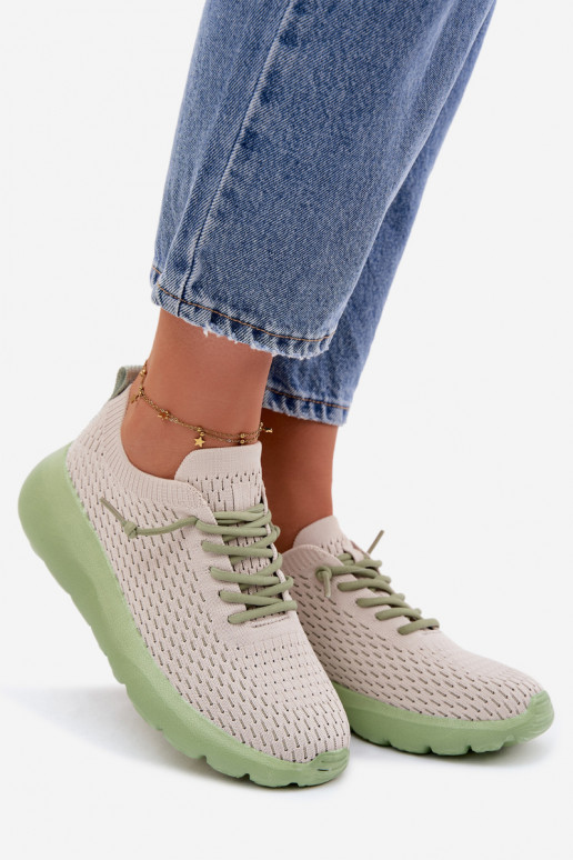  Turnschuhe Feminin Beige Helinae