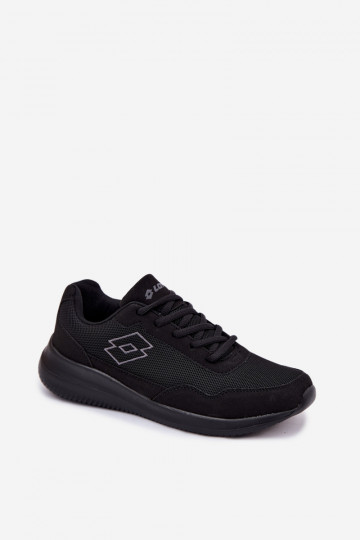 Turnschuhe Unisex LOTTO CONNECT 2400001 SchZuarz und-graue Farbe