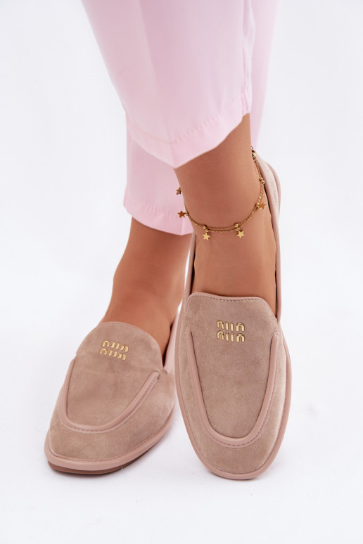 gleichschenklig Mokassins für DamenLamóZuką Vinceza 62271 Beige