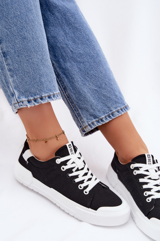 Freizeitschuhe Big Star NN274446 Memory Foam System schZuarze Farbe