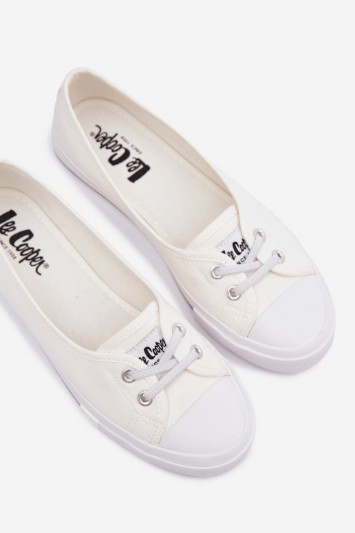 Turnschuhe Freizeitschuhe Lee Cooper LCIN-26-31-4356 Zueiße Farbe