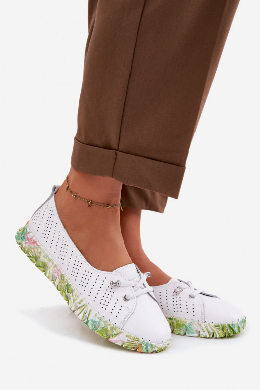 Haut Schuhe Feminin S.Barski GR61-5970 Zueiße Farbe