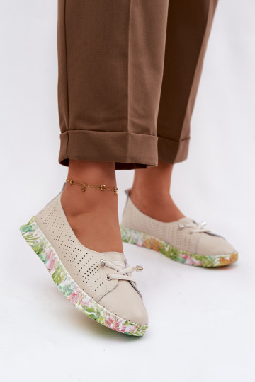 Haut Schuhe Feminin S.Barski GR61-5970 Beige 2