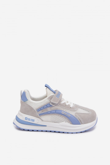 Kinder Sportschuhe Big Star TT374153 HI-POLY SYSTEM weiß-blau 2