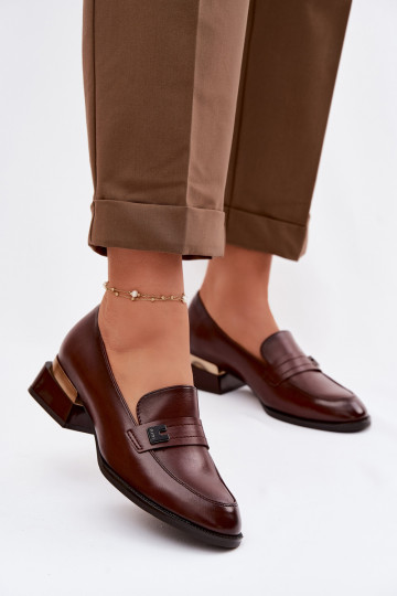 Schuhe Feminin Klocke Vinceza 58625 braune Farbe 2