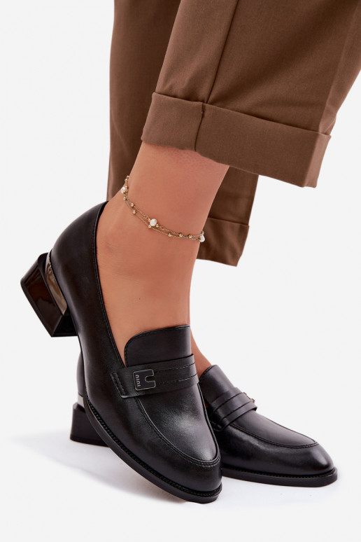 Schuhe Feminin Klocke Vinceza 58625 schZuarze Farbe