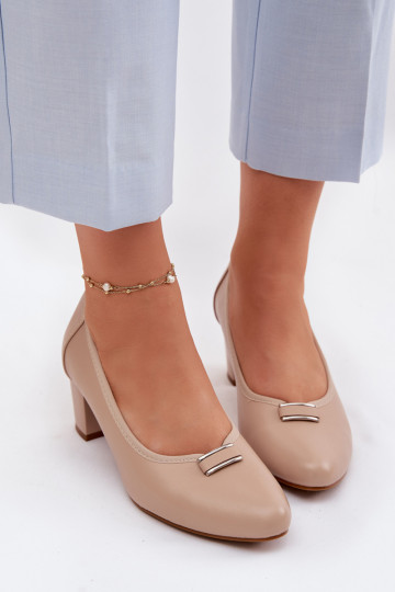 Schuhe mit Absatz Vinceza 58622 in Sandfarbe