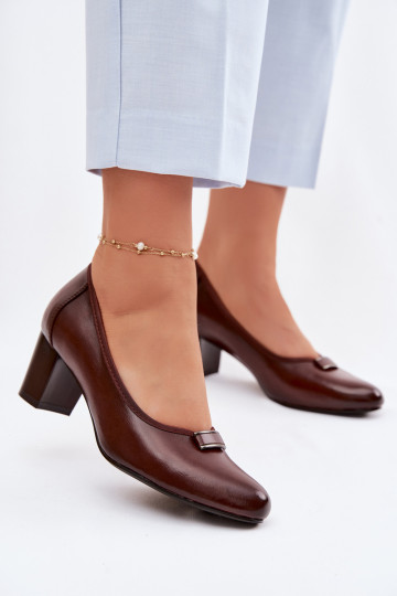 Schuhe mit Absätzen Vinceza 58622 braune Farbe 2