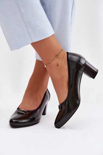 Schuhe mit Absätzen Vinceza 58622 schZuarze Farbe