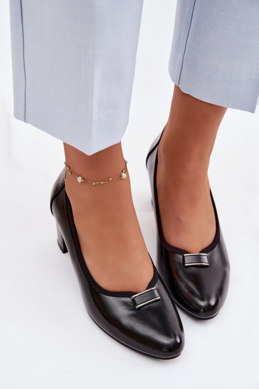 Schuhe mit Absätzen Vinceza 58622 schZuarze Farbe