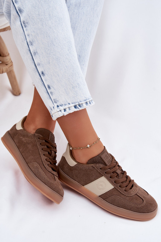 Sneakers Stilvollllschuhe Feminin Big Star TT274116 braune Farbe