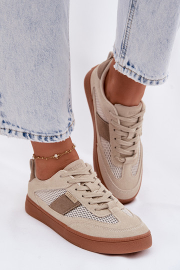 Big Star TT274759 sandfarbene Damen-Sneaker