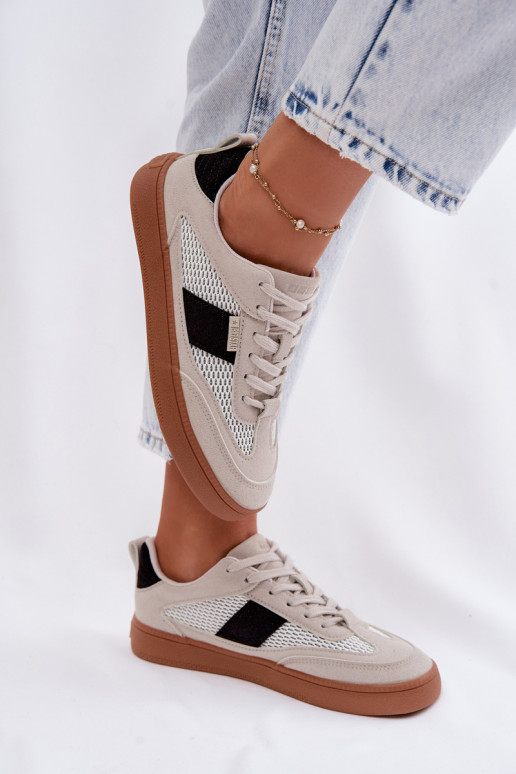 Sneakers Stilvollllschuhe Feminin Big Star TT274758 graue Farbe