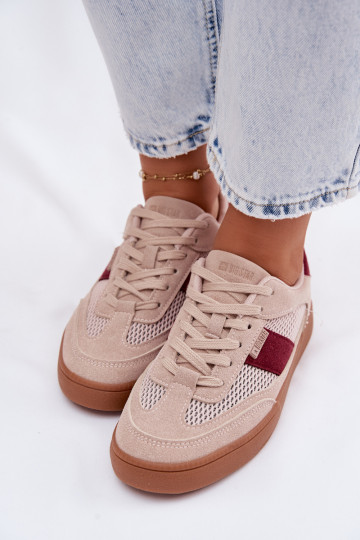 Big Star TT274760 rosafarbene Damen-Sneaker