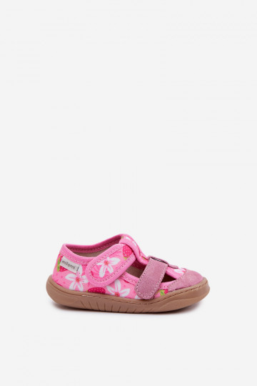 Milami rosa Kinder-Badeschuhe mit Erdbeeren Lumi 2