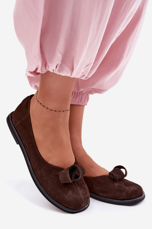 Haut aus INildleder Schuhe Feminin Zazoo 379 CzekoladoZue