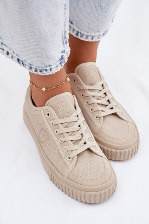 Niedrig Freizeitschuhe Big Star TT274106 Beige