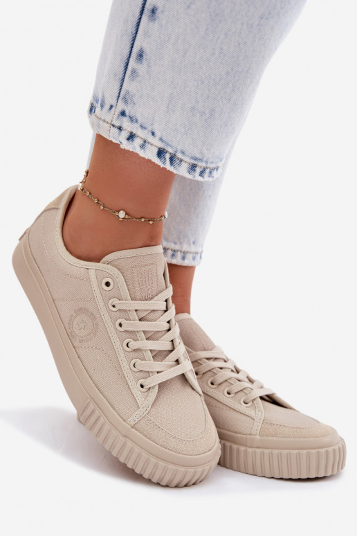 Niedrig Freizeitschuhe Big Star TT274106 Beige