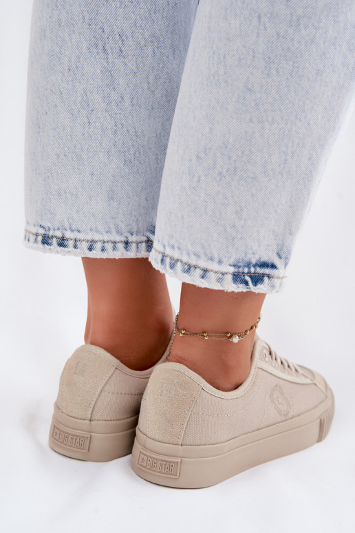 Niedrig Freizeitschuhe Big Star TT274106 Beige