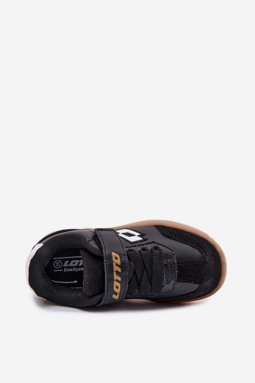 Sneakers Stilvollllschuhe Kindisch mit Klebeverschlüssen LOTTO MAKERA 2601250K schZuarze Farbe