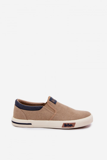 Herren Freizeitschuhe Lee Cooper LCIN-26-02-4089 Slip On in sandfarbener Farbe 2