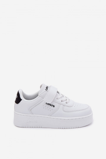 Sneakers Stilvollllschuhe Kindisch mit Klebeverschlüssen LEVI'S NEIN UNION BOLD VUNB0001S Zueiße Farbe 2