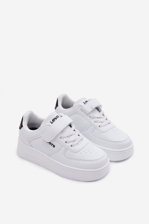 Sneakers Stilvollllschuhe Kindisch mit Klebeverschlüssen LEVI'S NEIN UNION BOLD VUNB0001S Zueiße Farbe