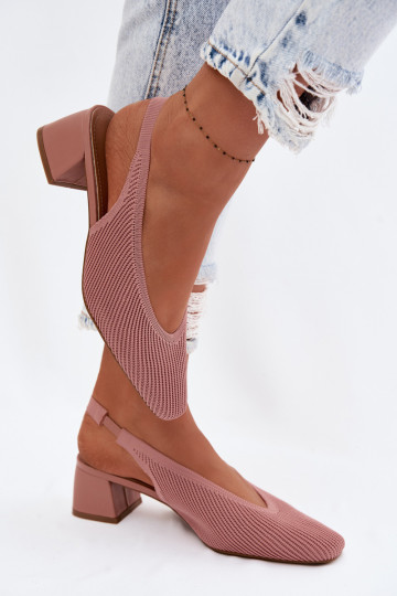  Damensandalen mit Absätzen pinke Farbe Es mussrcelle