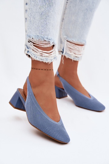 Damen Sandalen in Blau mit Absätzen Tai turircelle