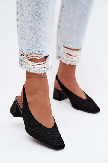 Damen Sandalen in Schwarz mit Absätzen Tai turircelle 2