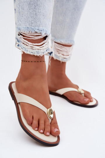 gleichschenklig Hausschuhe Hausschuhe Feminin Ze goldene Farbem Detalem elfenbeinfarbe Tella