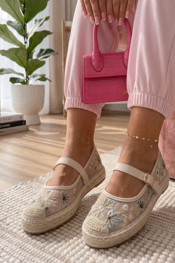 Beige Espadrilles mit... 2