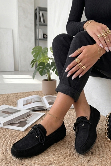 Schwarze Mokassins mit... 2