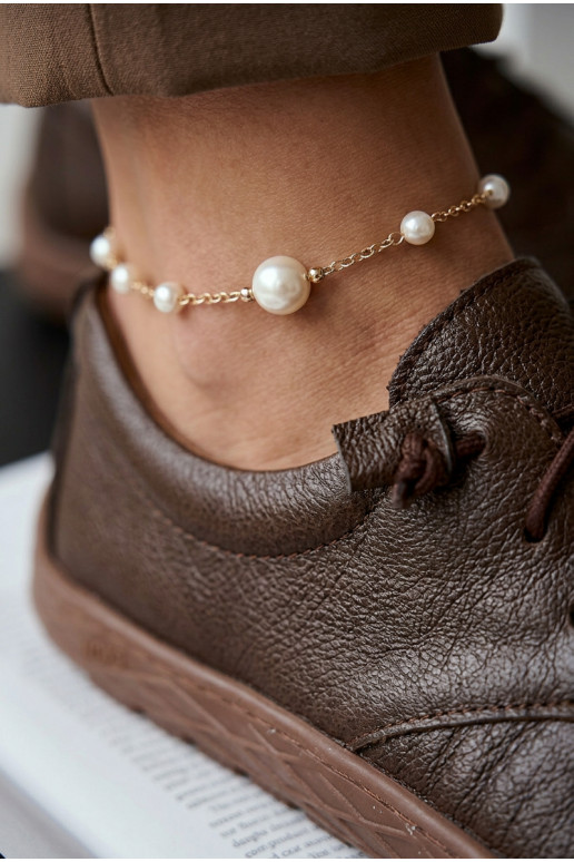 Lederne Damen Schuhe Barefoot Zazoo 10189 in Schokoladenfarbe