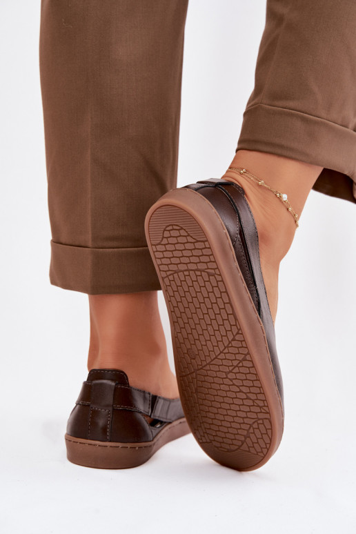 Ballerinas Barefoot Zazoo 10217 in Schokoladenfarbe