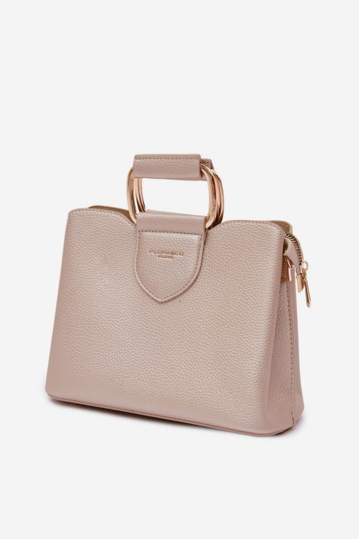 Handheld Stamm Klein aus Öko-Leder goldene Farbe Lorielle