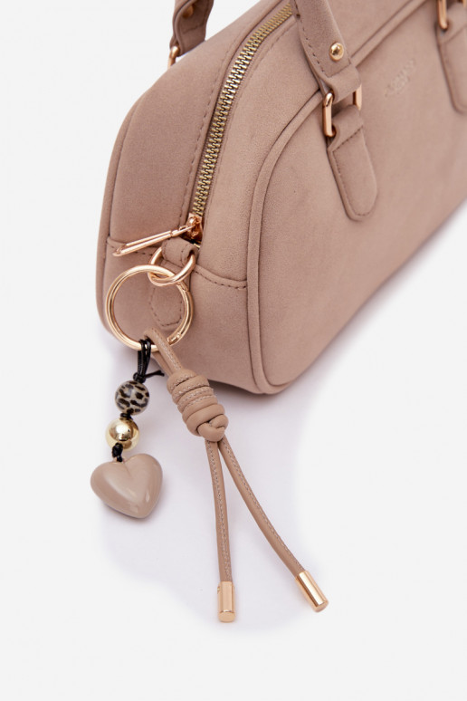 Handheld Typu Stamm Kleinaus Öko-INildlederu elfenbeinfarbe Annelle