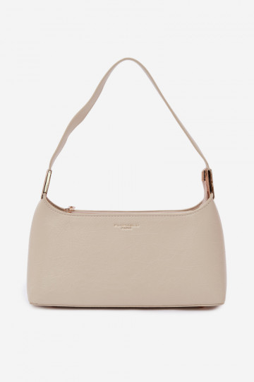 Handheld aus Öko-Leder HellBeige Tielle