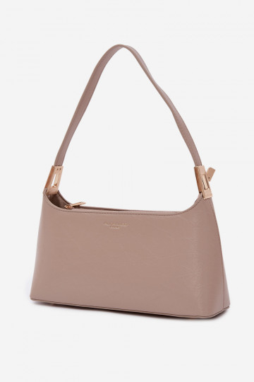 Handheld aus Öko-Leder Beige Tielle 2