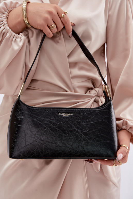 Handheld aus Öko-Leder SchZuarz Tielle