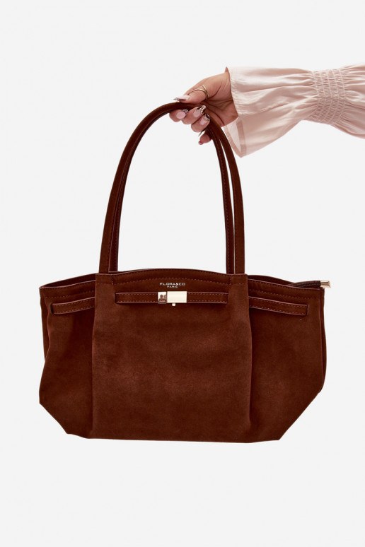 Handheld Typu Käuferaus Öko-INildlederu braune Farbe Elleea