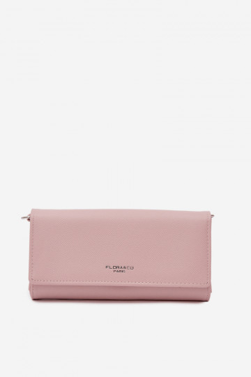 Geldbörse Handheld zZuei in eins mit Riemen Rosa Suzette