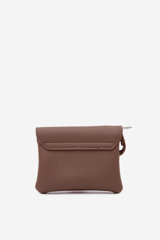 Portmonetka Feminin aus Öko-Leder DunkelBeige Calienne