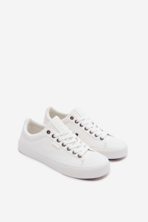 Herren niedrige Freizeitschuhe weiße Farbe