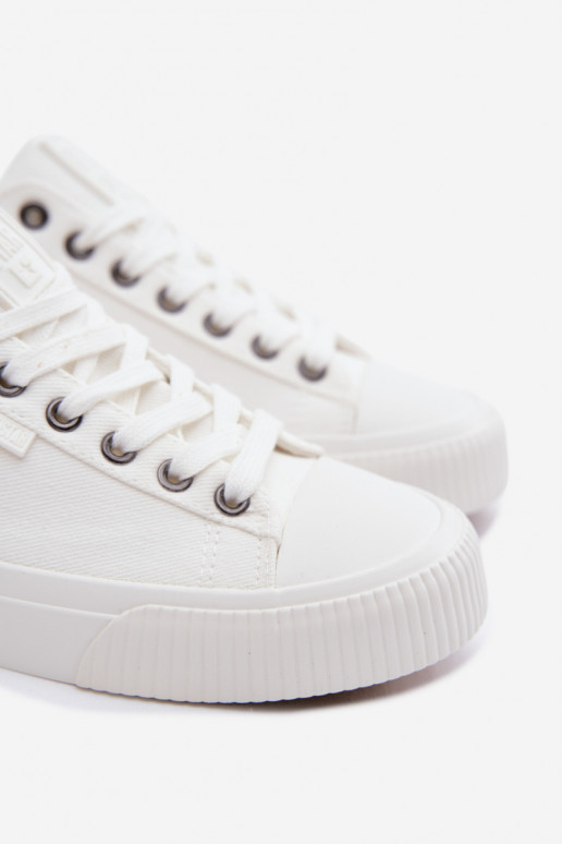 Herren niedrige Freizeitschuhe weiße Farbe