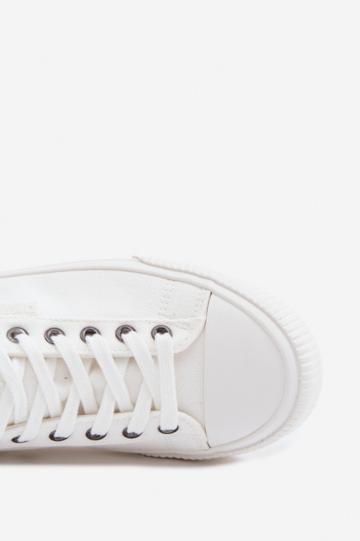 Herren niedrige Freizeitschuhe weiße Farbe