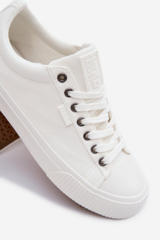 Herren niedrige Freizeitschuhe weiße Farbe