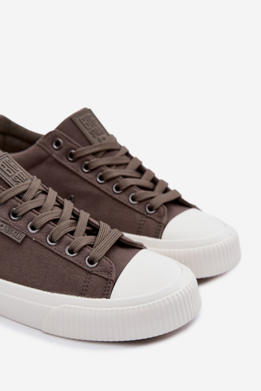 Herren niedrige Freizeitschuhe graue Farbe